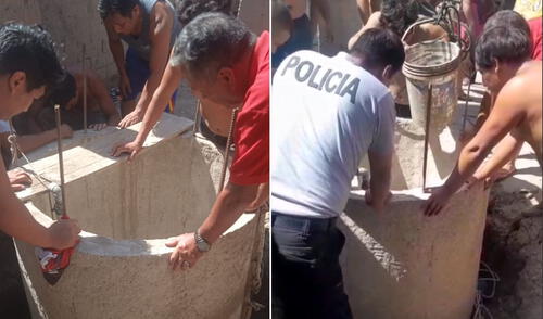Niña de un año sobrevive de milagro tras caer a un pozo de gran profundidad en Chiclayo