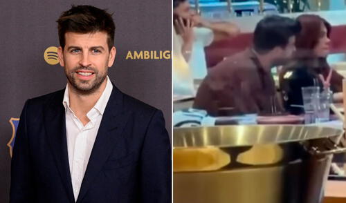 Captan a Gerard Piqué junto con desconocida mujer pelirroja en Miami