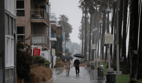Más de 22 millones de personas se verán impactadas entre la noche del miércoles y el domingo, con lluvias que podrían resultar mortales, según ABC News. Foto: Infobae