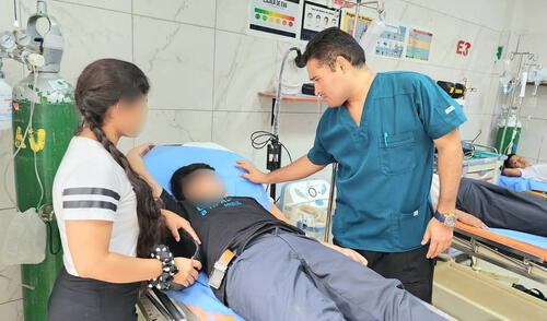 Niño atendido. Foto: Difusión.