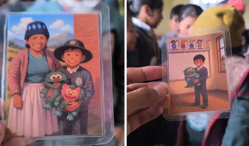 Clip rápidamente se viralizó en redes sociales. Foto: composición LR/ TikTok Profesor sorprende a sus estudiantes con retratos estilo Ghibli y el resultado es enternecedor: "Maestro miel"