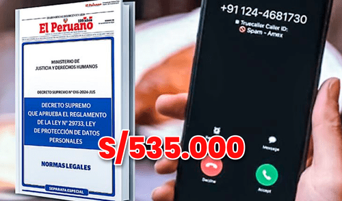 La Autoridad Nacional de Protección de Datos Personales (ANPDP) será responsable de supervisar el cumplimiento del reglamento. Foto: composición LR/El Peruano La Autoridad Nacional de Protección de Datos Personales (ANPDP) será responsable de supervisar el cumplimiento del reglamento