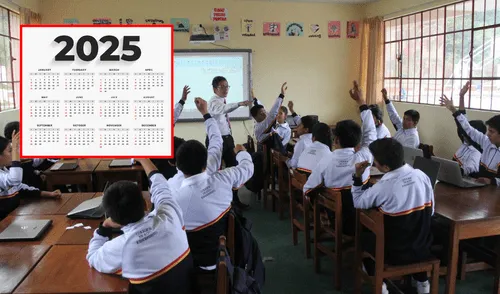 ¿Habrá clases en los colegios de Perú en los días Nuevos días no laborables 2025? Foto: composición LR