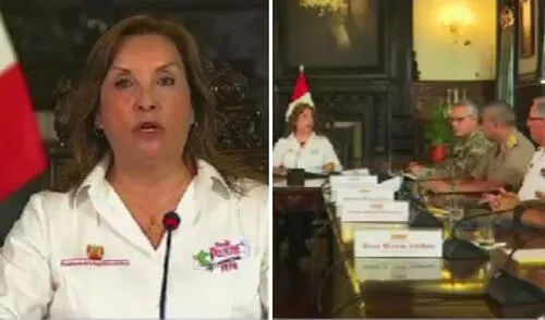 Dina Boluarte se disculpó por el imprevisto. Foto: composición LR Dina Boluarte