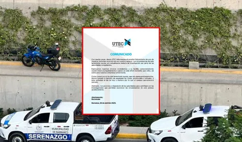 Docente fallece dentro del campus de UTEC de Barranco y universidad suspende todas sus clases
