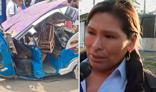 Madre pide apoyo para su hija en UCI, mientras su otra pequeña resultó herida en la pierna tras accidente en Manchay.
