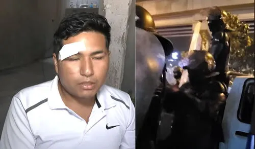 Mototaxista denuncia que fue asaltado y golpeado por varios fiscalizadores en SJL. Foto: Composición LR/Captura de pantalla de Youtube