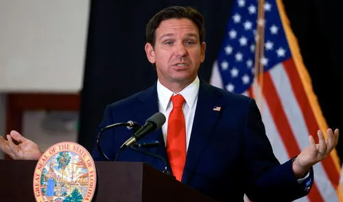 Ron DeSantis agradeció públicamente a estos nuevos trabajadores. Foto: Axios.
