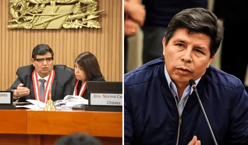 Pedro Castillo no pudo acreditarse en la audiencia de este 4 de abril. Foto: composición LR juicio oral pedro castillo