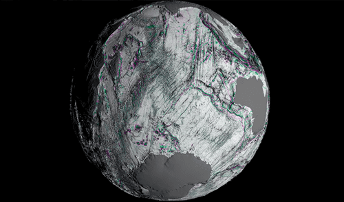 Investigadores de agencias espaciales lograron cartografiar detalladamente el fondo marino gracias a datos de alta resolución tomados desde el espacio por satélites.