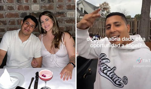 ¿Se reconciliaron? Tiktoker Ángel Ramírez se reencontró con su pareja Coco en Estados Unidos