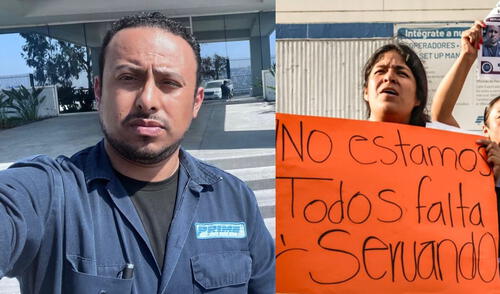 Familia continúa con la búsqueda de Servando Salazar, desaparecido desde 2024, dentro de la fábrica Prime Wheel. Foto: Mara Yáñez/ Zeta Tijuana