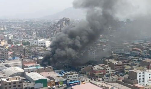 Incendio en La Victoria. Foto: La República