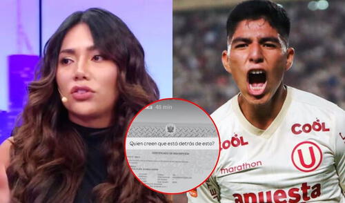 Olenka Mejía acusó a Piero Quispe de mandar a amenazarla.