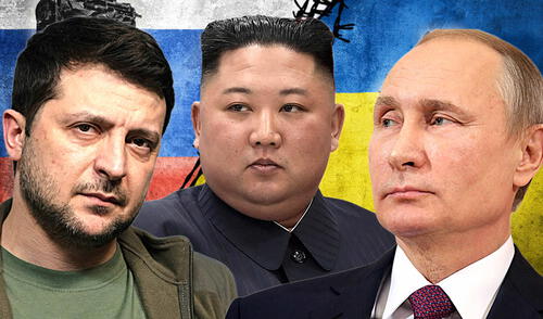 Pyongyang, capital de Corea del Norte, envió a Rusia para apoyar la invasión contra Ucrania. Foto: Composición LR.