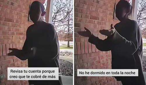 Repartidora recibe dinero de más, regresa para devolverlo y descubre emotivo gesto: "Pensé que te habías confundido"