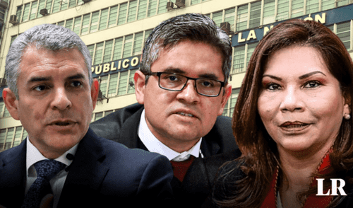 Rafael Vela, Marita Barreto y José Domingo Pérez. Fiscalía de la Nacion, Ministerio Público.