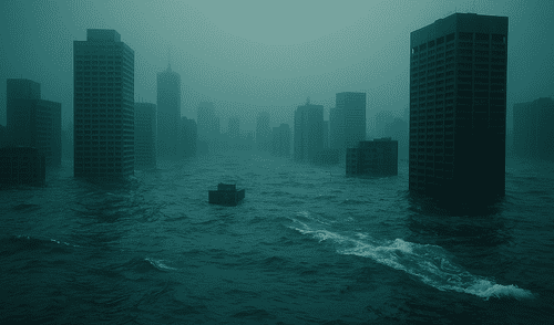 Ante el progresivo hundimiento de estas ciudades, se han implementado medidas esenciales para prevenir desastres futuros. Foto: IA/La República. De Asia a América Latina: este es el recorrido de las ciudades que se están hundiendo en pleno siglo XXI