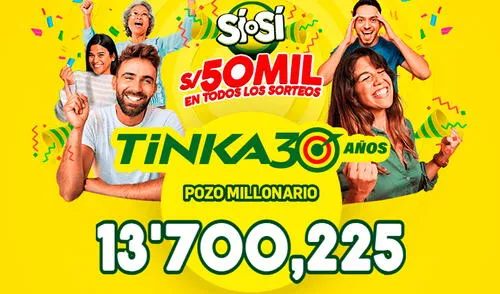 Resultados de la Tinka de este domingo 6 de abril. Foto: La Tinka