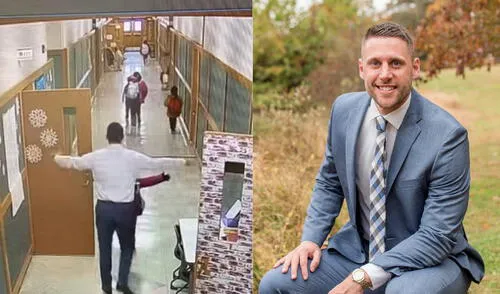 Zac Bauermaster se viralizó tras un video publicado en sus redes, mostrando su enfoque cercano y accesible con los estudiantes. Foto: Zac Bauermaster (Instagram) Zac Bauermaster se viralizó tras un video publicado en sus redes, mostrando su enfoque cercano y accesible con los estudiantes. Foto: Zac Bauermaster (Instagram)