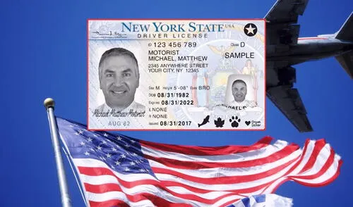 La Real ID en Nueva York estará en trámite hasta el 7 de abril. Foto: Composición LR/Real ID/Forbes