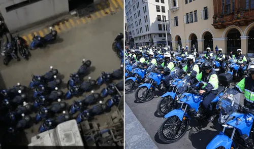 Contraloría informó que motos de patrullaje no cumplen con el kilometraje diario prometido por los alcaldes. Foto: Composición/LR Contraloría, Municipalidad de Lima