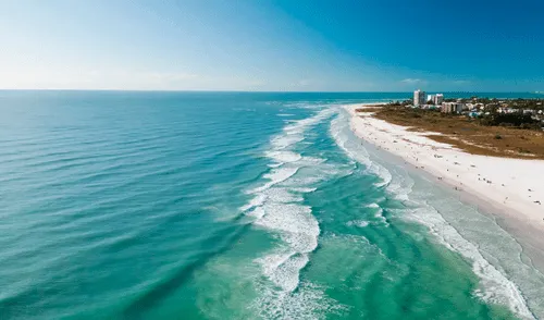 En Florida, existe una playa que es catalogada como la mejor de EEUU y está entre las mejores del mundo. Foto: Sarasota Magazine