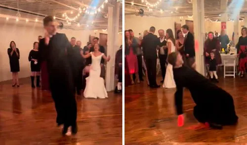 Las imágenes sorprendieron a los invitados y claro, a los usuarios en TikTok.