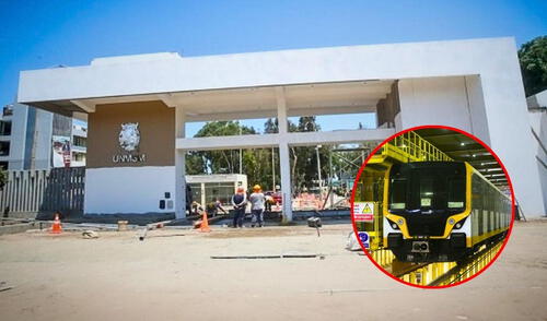 Línea 2 del Metro: así luce la nueva entrada de la Universidad San Marcos con un avance del 93 %