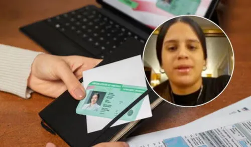 Es cubana, tiene formulario I-220A y ganó su caso de asilo político en Estados Unidos. Foto: composición LR/Freepik/difusión.