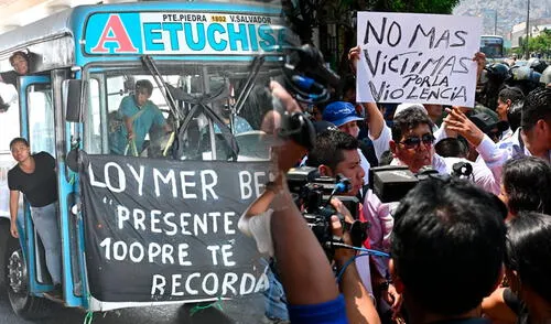 Empresas de transporte acatan paro por extorsiones. Foto: composición Gerson Cardoso/Miguel Vásquez/LR Empresas de transporte acatan paro por extorsiones. Foto: composición Gerson Cardoso/Miguel Vásquez/LR