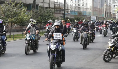 Motociclistas marcharán si la medida resulta aprobada. Foto: La República Motociclistas marcharán si la medida resulta aprobada