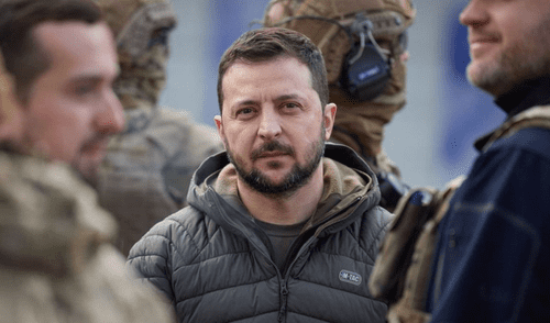 Zelensky dio a conocer la captura de los combatientes chinos mediante una publicación en X. Foto: AFP Zelensky dio a conocer la captura de los combatientes chinos mediante una publicación en X. F