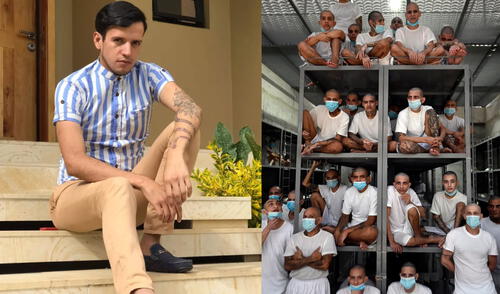 Andry Hernández, maquillador venezolano, enfrenta una grave situación tras ser deportado a El Salvador por un malentendido sobre sus tatuajes. Foto: Instagram (@andryhernandez9) / AFP