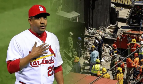 Octavio Dotel fue un pitcher derecho oriundo de República Dominicana que tuvo una carrera de 15 temporadas en las Grandes Ligas del béisbol profesional. Foto: composición LR/AFP/Fox News. Muere Octavio Dotel, exlanzador de Grandes Ligas, tras tragedia en discoteca Jet Set de República Dominicana