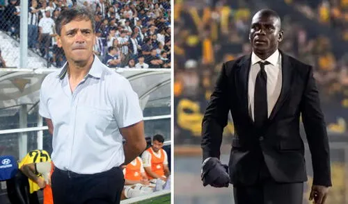 Fabián Bustos tuvo a Segundo Castillo como asistente técnico en el 2020. Foto: composición de LR/Carlos Félix/Barcelona SC