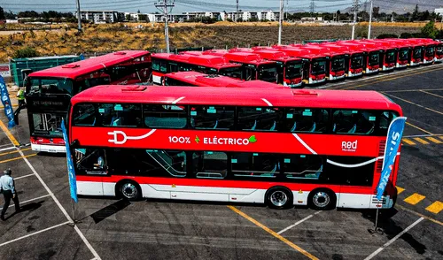 Este país sudamericano alberga una de las mayores flotas de buses eléctricos fuera de China. Foto: Transporte Sostenible. Empresas chinas ayudaron a revolucionar el transporte público en un país de Sudamérica