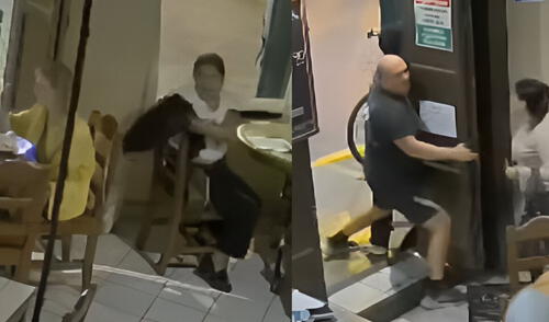 Mujeres intentan asaltan a extranjera en pizzería de Miraflores, pero fueron detenidas rápidamente. Foto: Composición LR/Captura de pantalla del asalto Mujeres intentan asaltan a extranjera en pizzería de Miraflores, pero fueron detenidas rápidamente. Foto: Composición LR/Captura de pantalla del asalto
