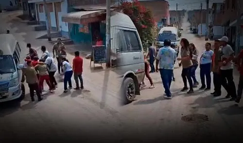Testigos del incidente auxiliaron al conductor herido tras el ataque. Foto: Composición LR