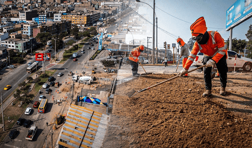 Inician trabajos de remodelación en av. México. Foto: composición de Gerson Cardoso/Municipalidad de Lima/La República Inician trabajos de remodelación en av. México.