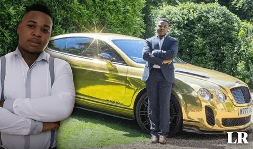 Robert Mfune comenzó a estudiar finanzas mientras trabajaba en McDonald’s. Foto: composición LR/Caters News Agency/Difusión Robert Mfune, millonario, McDonalds