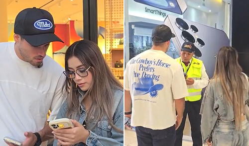 Patricio Parodi y tiktoker Milenka pasan incómodo momento en tienda Louis Vuitton: “¿Ni siendo artista?”