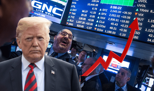 Las bolsas de valores al alza por tregua de Trump. Foto: composición LR Las bolsas de valores al alza por tregua de Trump