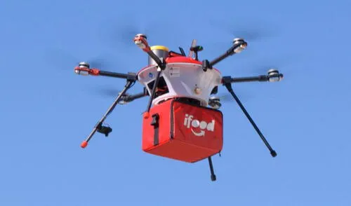Nuevo servicio de drones entregan productos y facilitan delivery en Argentina. Foto: CNN Nuevo servicio de drones entregan productos y facilitan delivery en Argentina.
