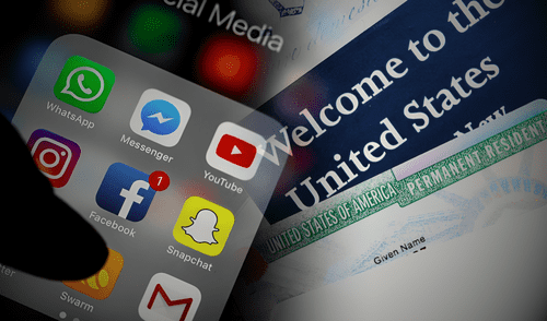 USCIS revisará redes sociales y podrá negar la Green Card por contenido antisemita.