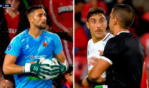 El portero de Boston River, Bruno Antúnez, fue el primero en ser 'víctima' de la regla de los 8 segundos. Foto: composición de LR/DSports