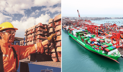 Las exportaciones peruanas en enero de 2025 ascendieron a US$6.922 millones.