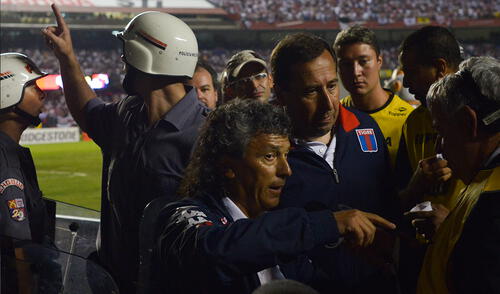 Néstor Gorosito era DT de Tigre cuando perdió vivió una noche de violencia en Sao Paulo, en el 2012. Foto: AFP
