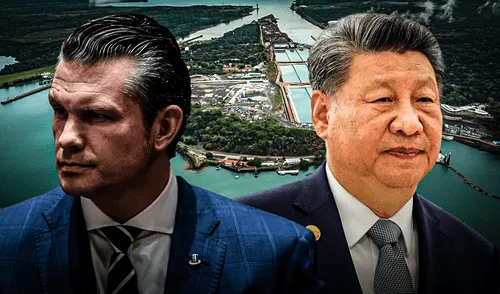 Pete Hegseth ha hablado sobre la preocupación de Estados Unidos por la influencia de China en el Canal de Panamá. Foto: composición LR