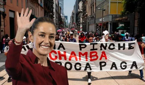 Claudia Sheinbaum respalda la reducción de la jornada laboral en México para mejorar las condiciones y derechos. Foto: Composición LR/Cuartoscuro/AFP Claudia Sheinbaum respalda la reducción de la jornada laboral en México para mejorar las condiciones y derechos. Foto: Composición LR/Cuartoscuro/AFP